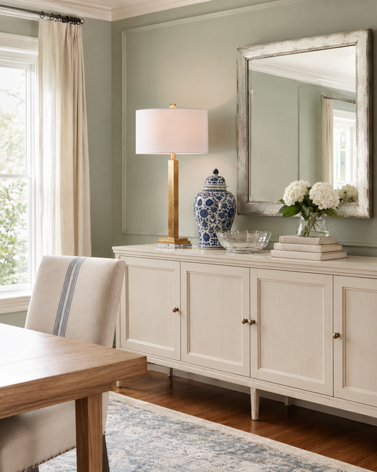 PERRI CRYSTAL BASE TABLE LAMP-SET(2)