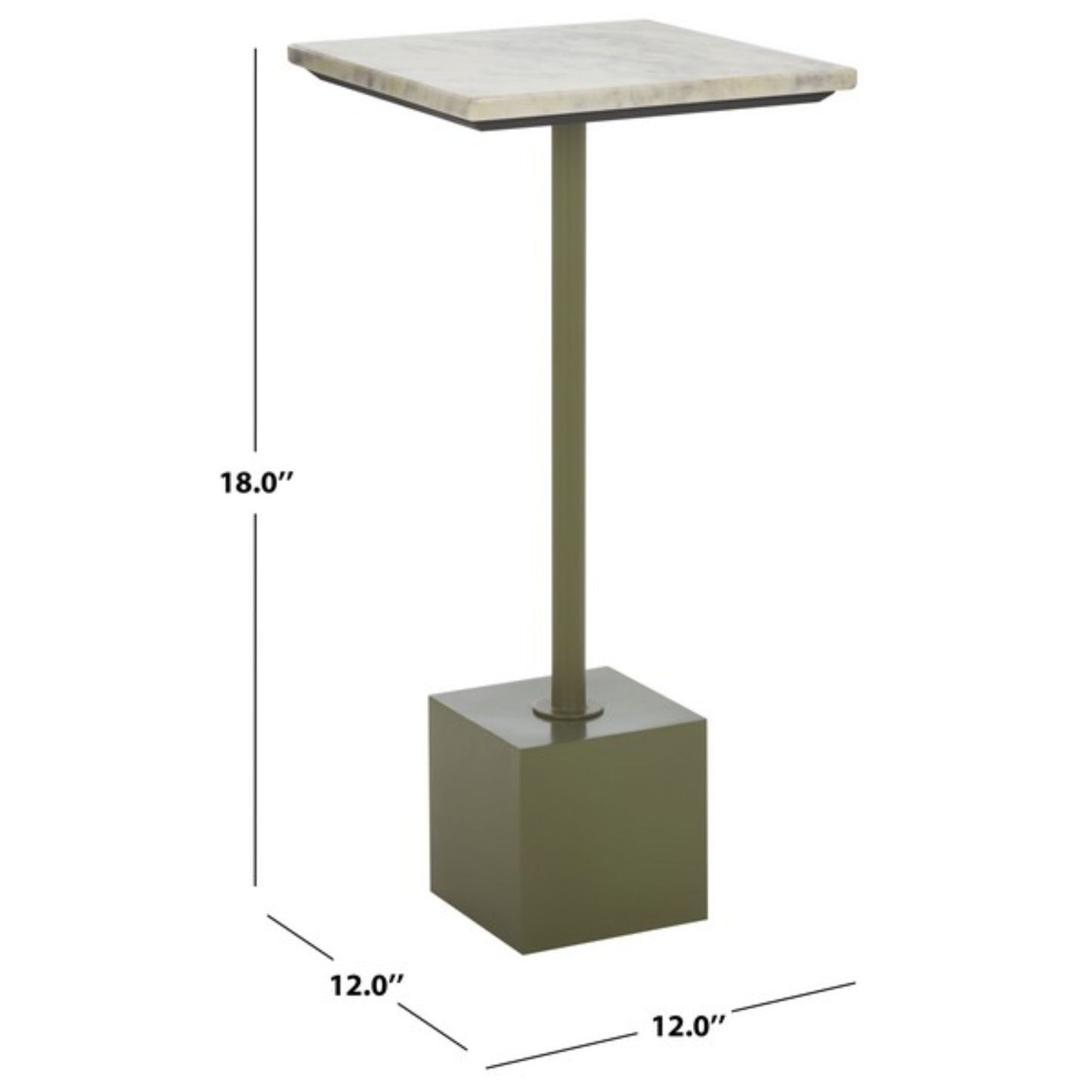 Albertelli Marble Top Drink Table