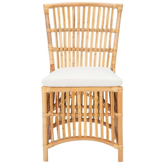 Erika Rattan Dining Chair W/ Cushion (Set of 2)
