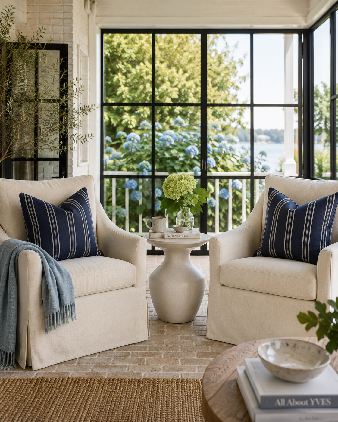 Jaiya Accent Table White