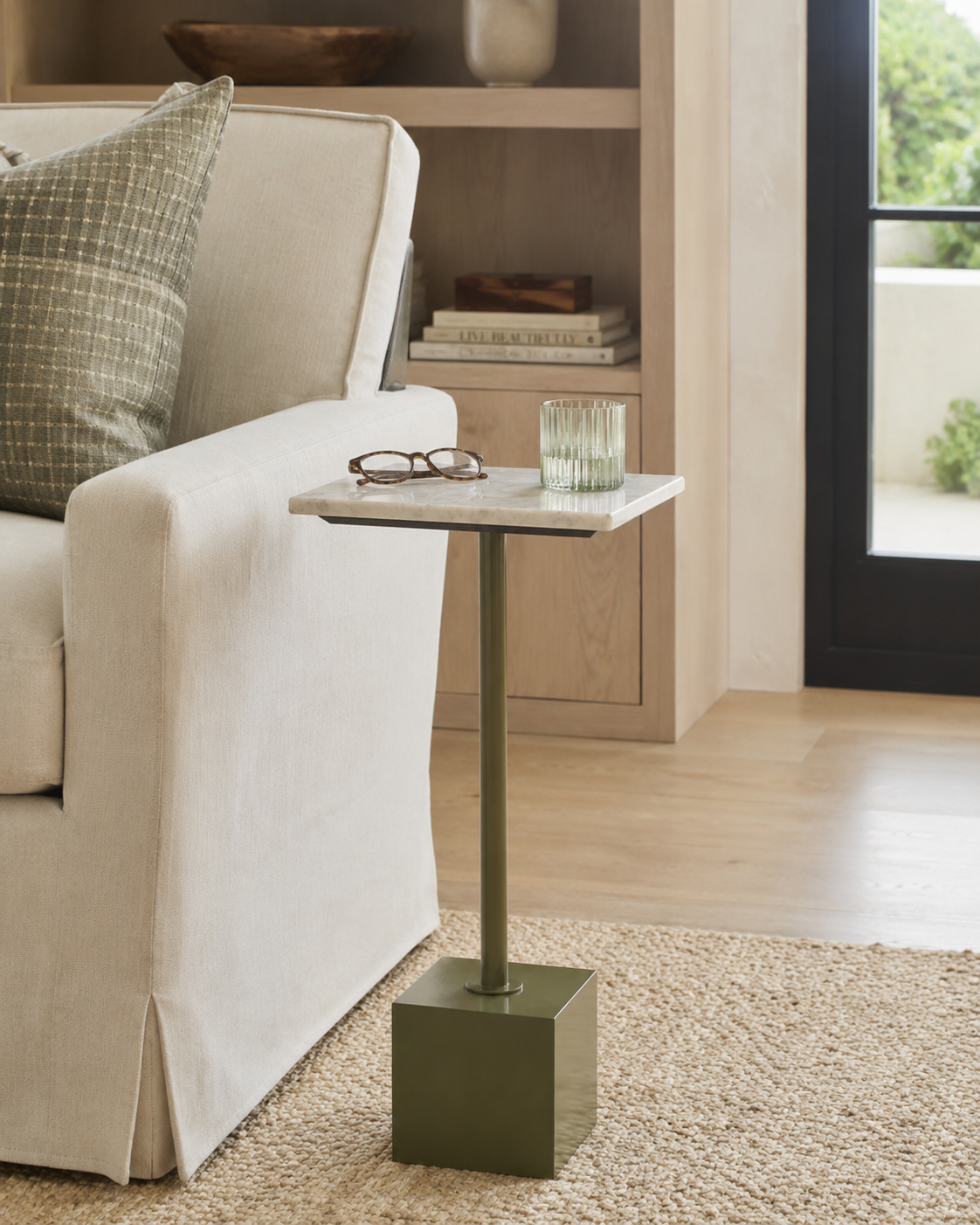 Albertelli Marble Top Drink Table