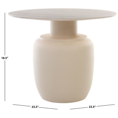 Kielh Tall Ceramic Side Table