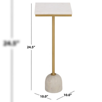 Devota Square Drink Accent Table