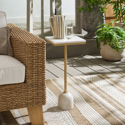 Devota Square Drink Accent Table