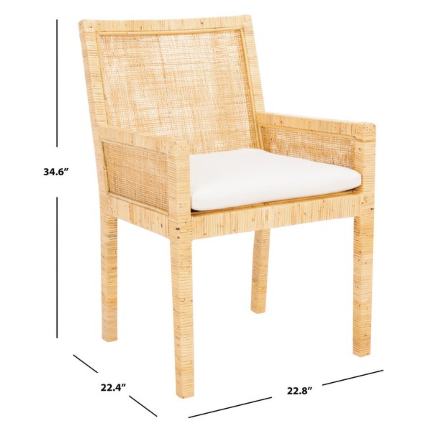 Tojo Dining Chair W/ Cushion