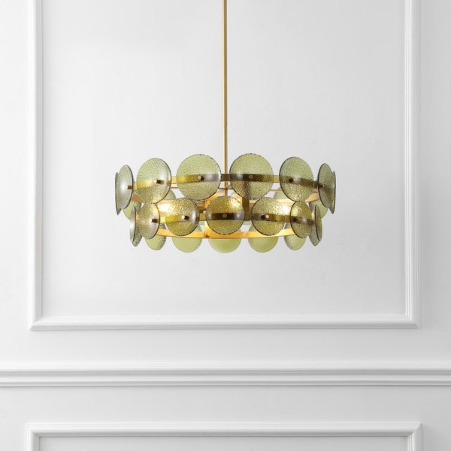 MARTINI GLASS / METAL CHANDELIER