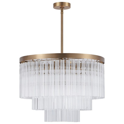 Alayne Round Tiered Glass Chandelier