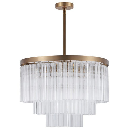 Alayne Round Tiered Glass Chandelier
