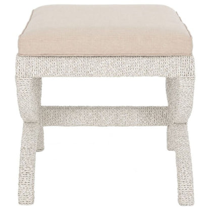 Aikan Woven Sea Grass Ottoman