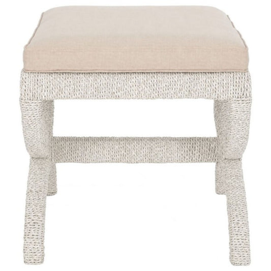 Aikan Woven Sea Grass Ottoman