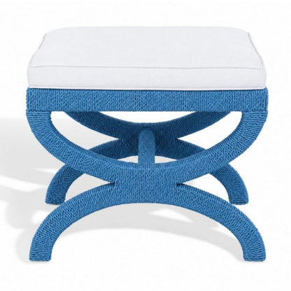 Aikan Woven Sea Grass Ottoman