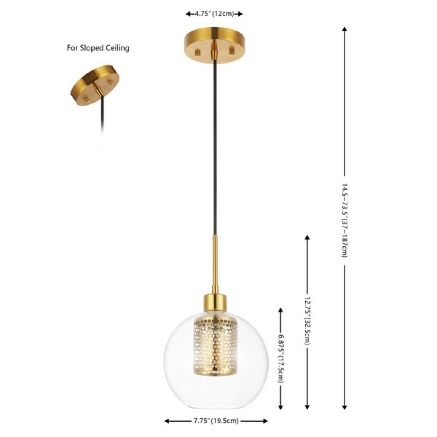 TORONTO EXTENDABLE PENDANT
