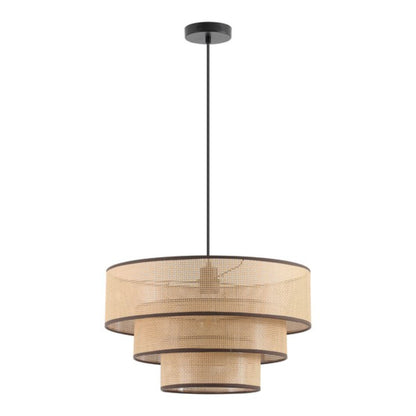 MALYA FAUX RATTAN / METAL PENDANT