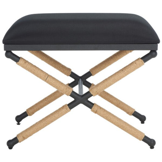 Carmelo Hemp Wrapped Ottoman