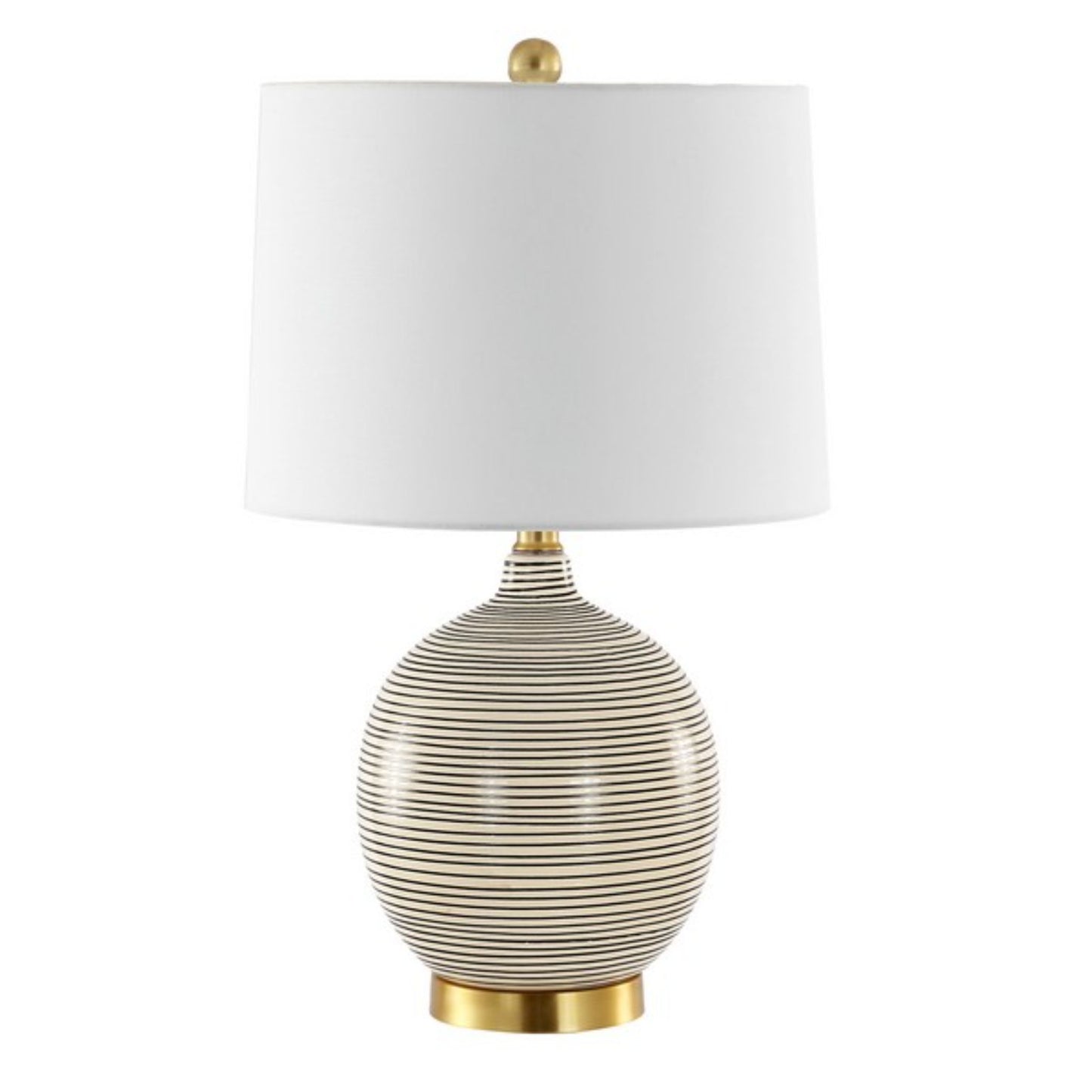 KREMP RESIN TABLE LAMP W/ USB PORT