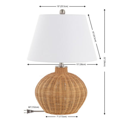 JUANA, RATTAN TABLE LAMP