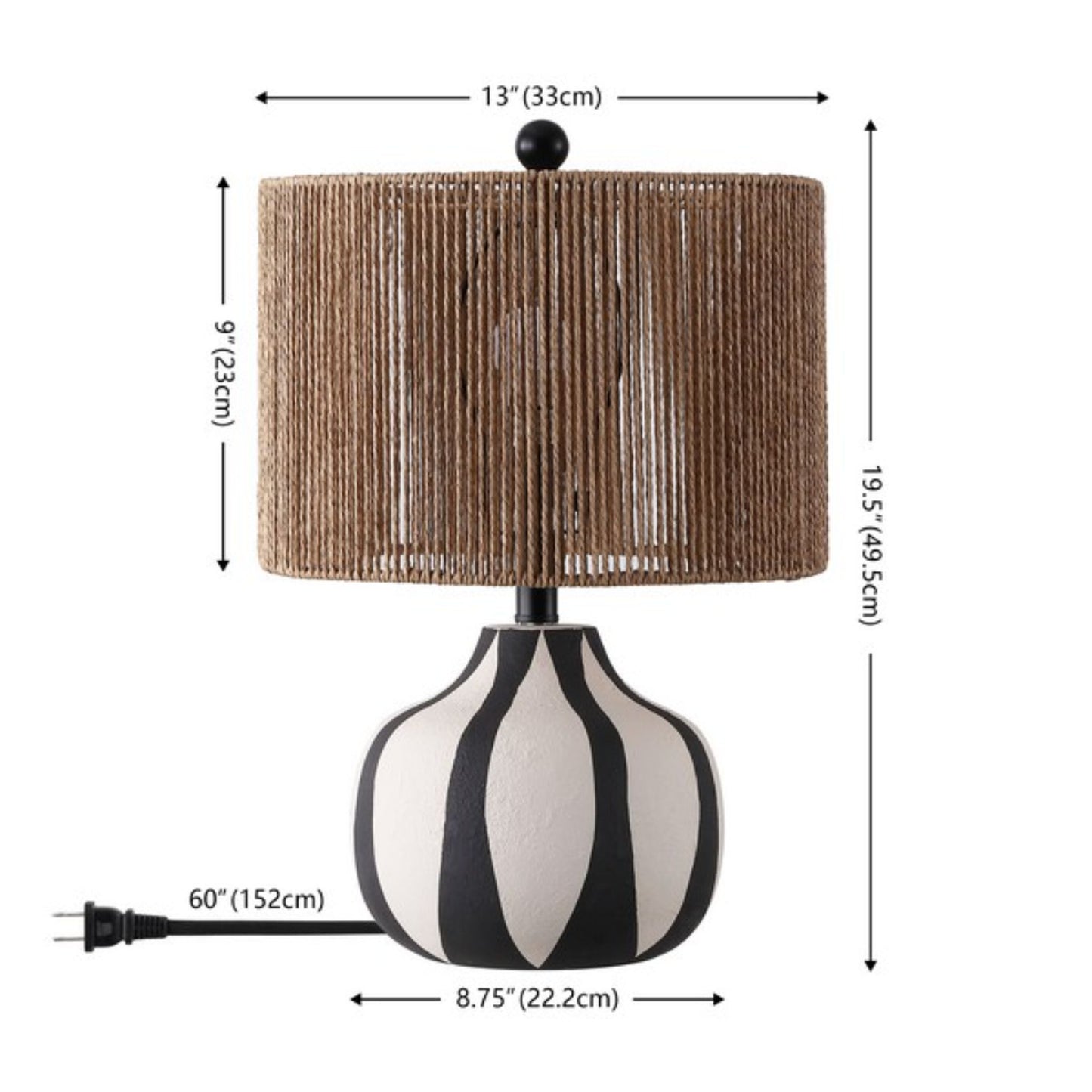 DEVI 19.5" TABLE LAMP
