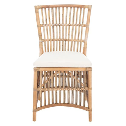 Erika Rattan Dining Chair W/ Cushion (Set of 2)