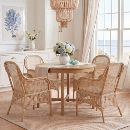 Charlie Rattan Dining Chair W/ Cushion