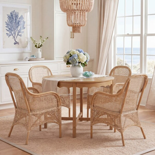 Charlie Rattan Dining Chair W/ Cushion