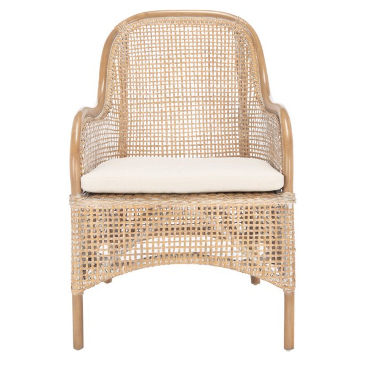 Charlie Rattan Dining Chair W/ Cushion