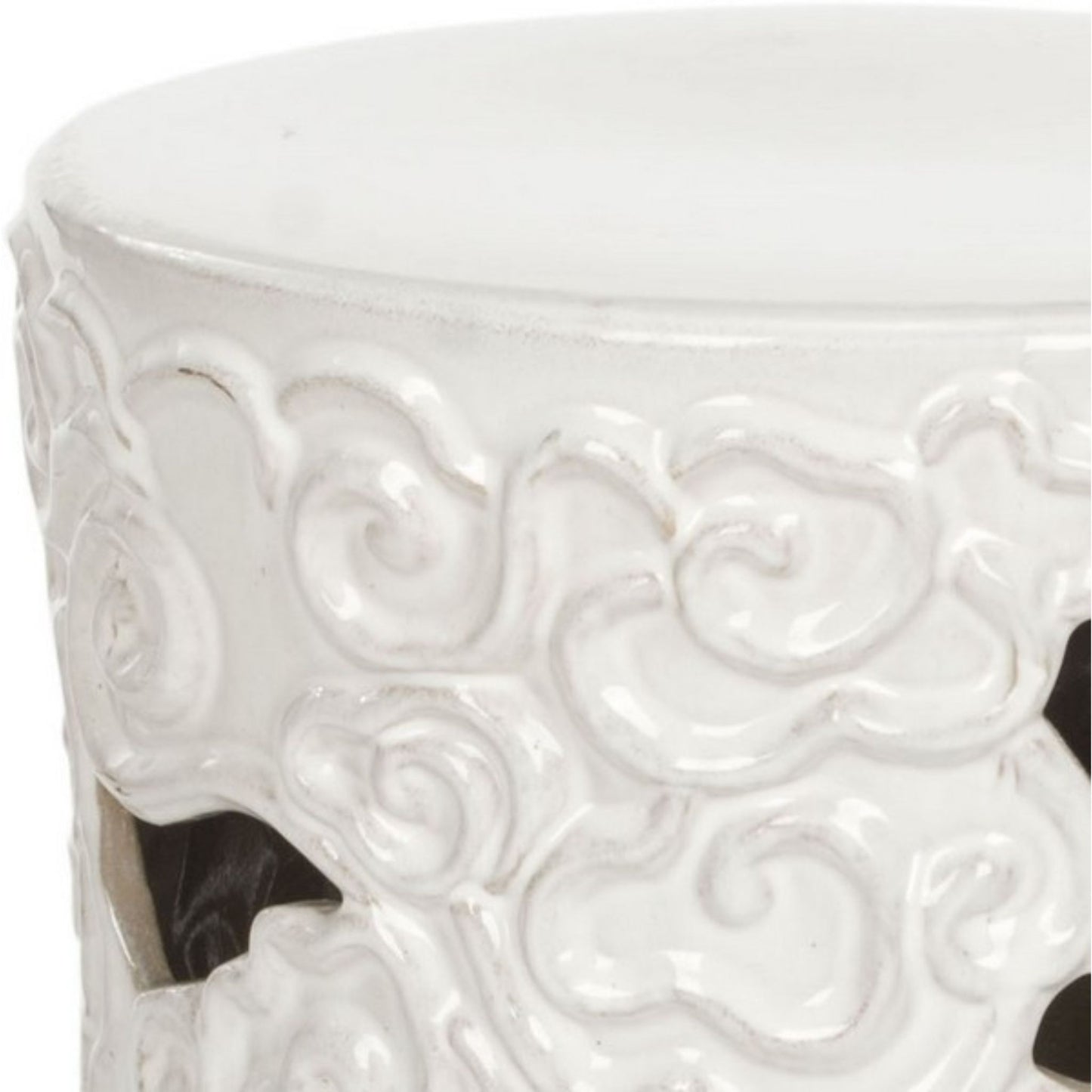 White Cloud Garden Stool