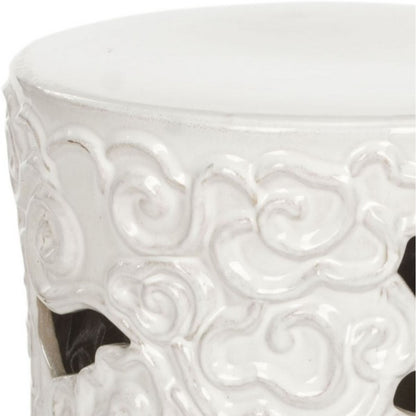 White Cloud Garden Stool