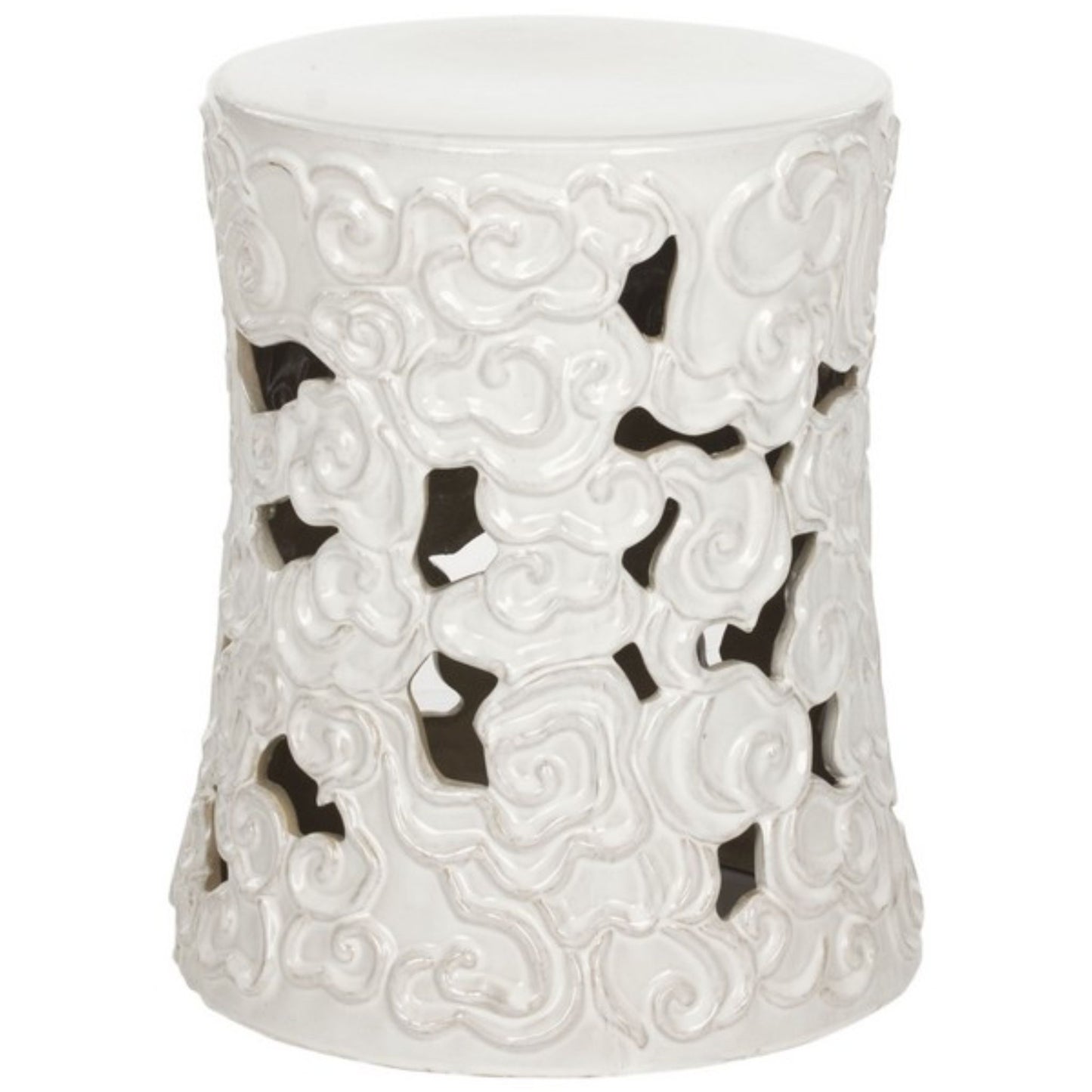 White Cloud Garden Stool