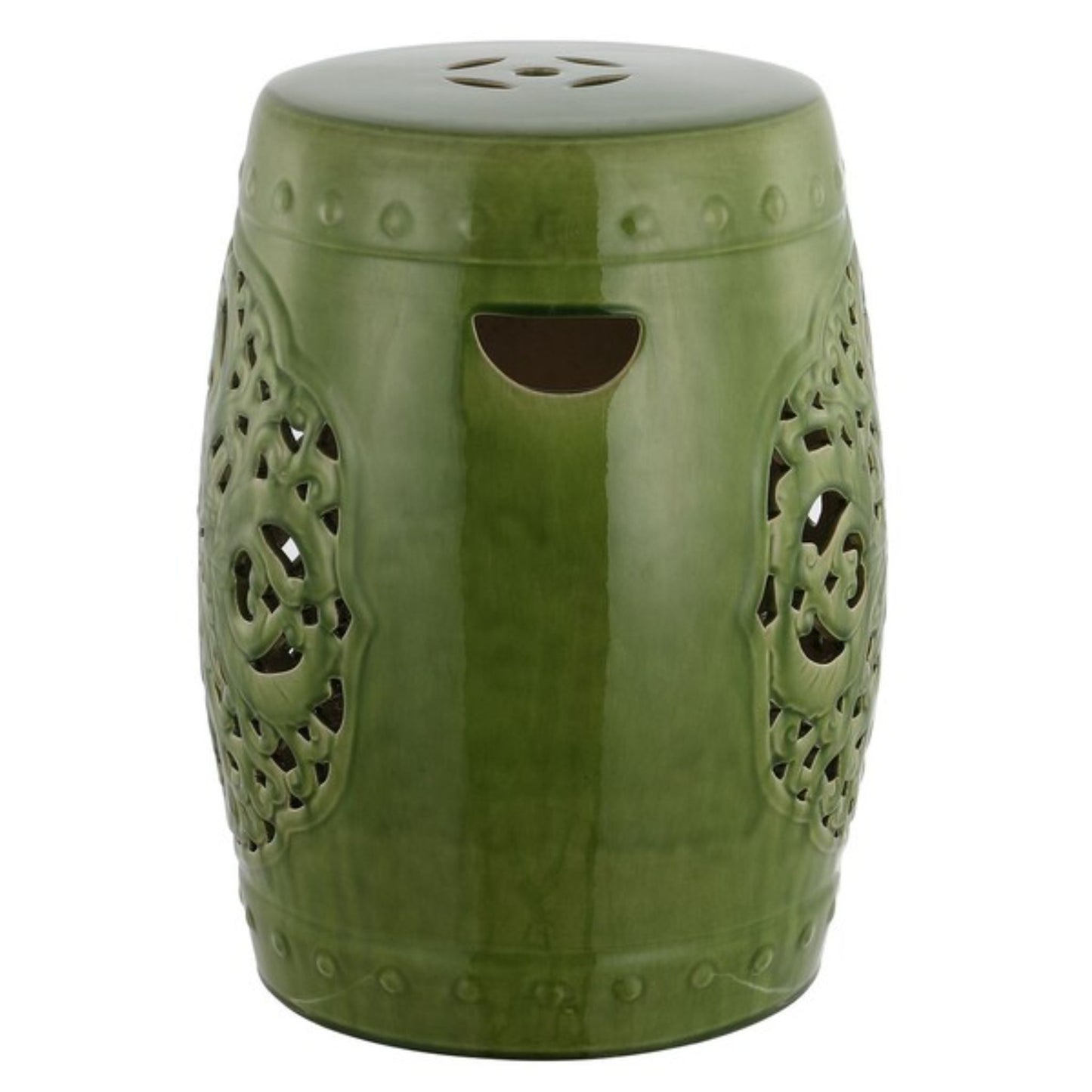 Flora Garden Stool Spring Green
