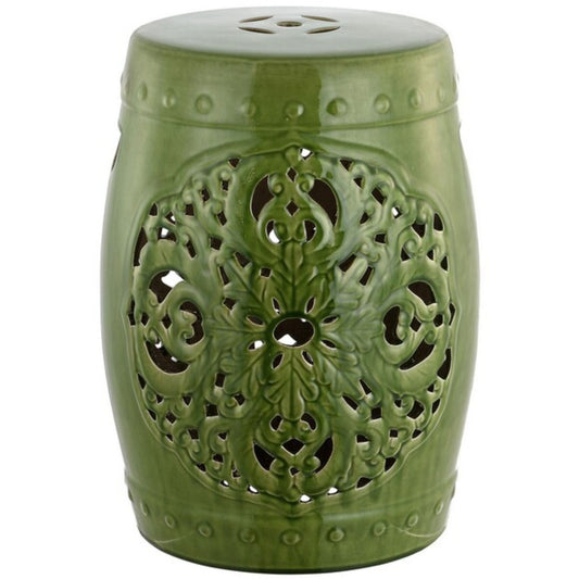 Flora Garden Stool Spring Green