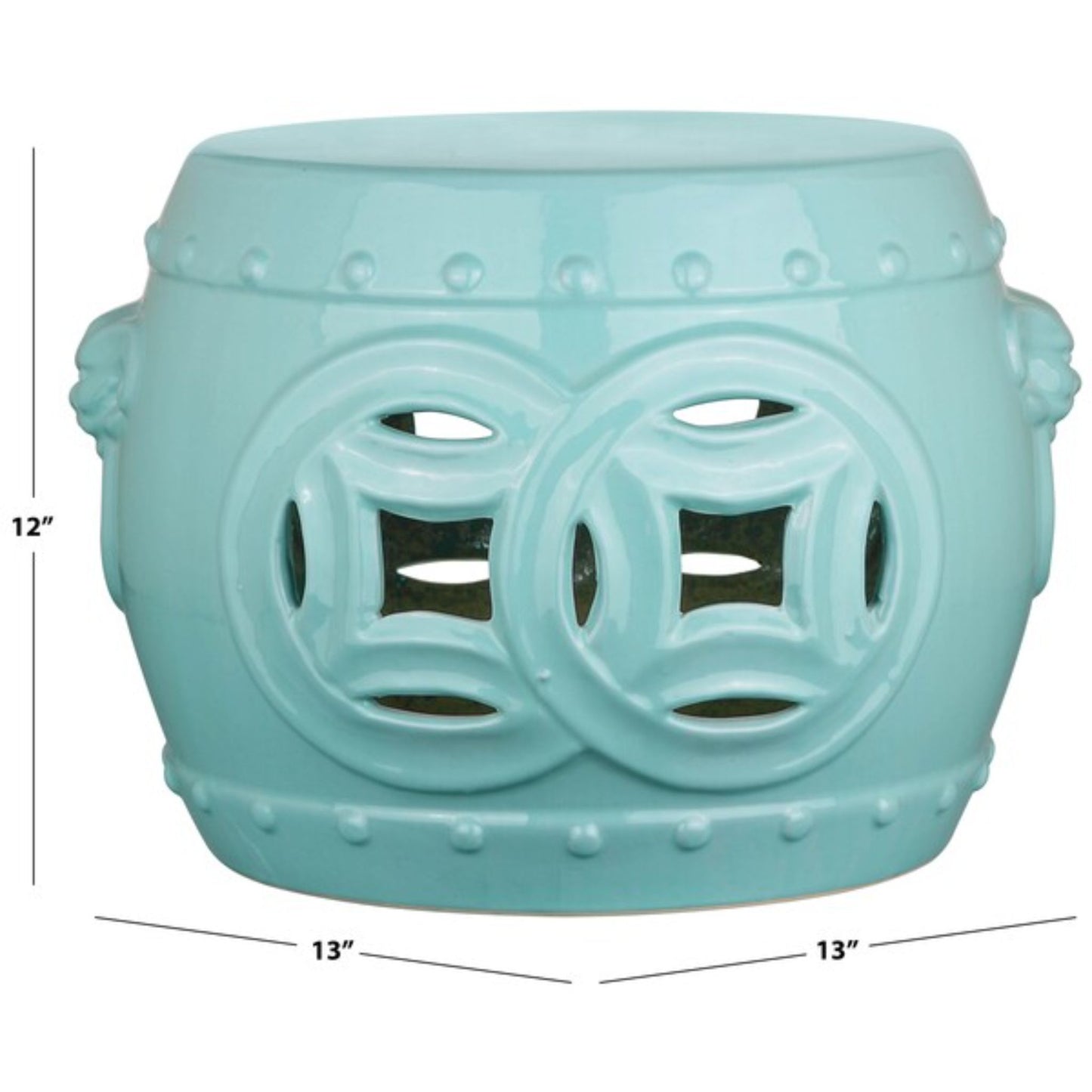 Mei Double Coin Garden Stool