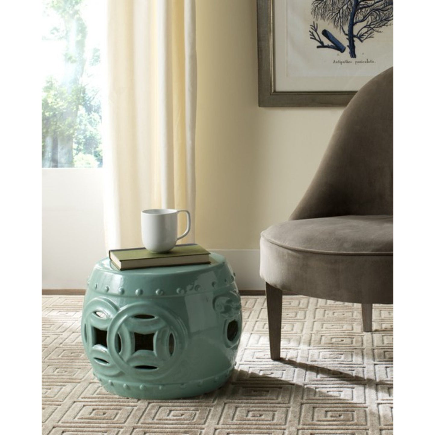 Mei Double Coin Garden Stool