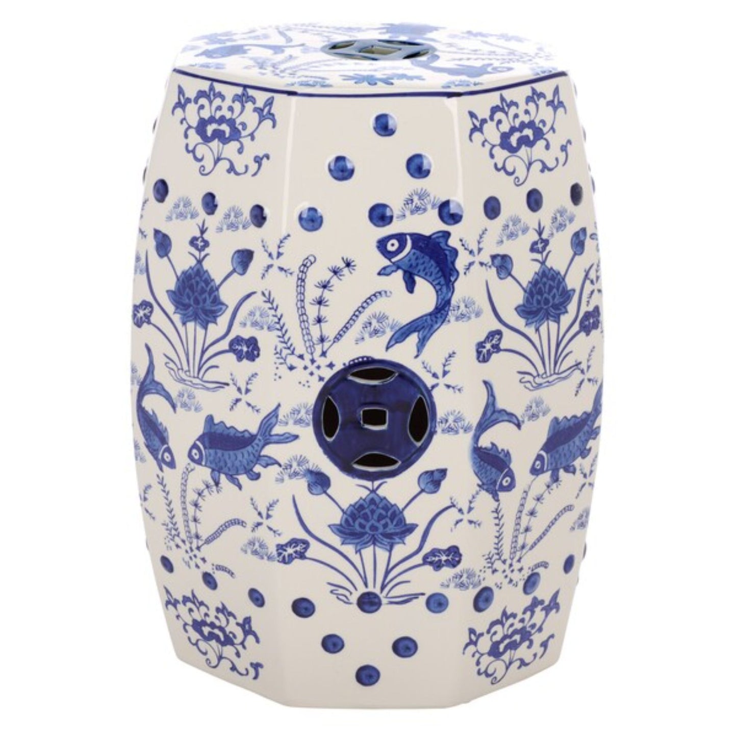 Cloud 9 Chinoiserie Garden Stool