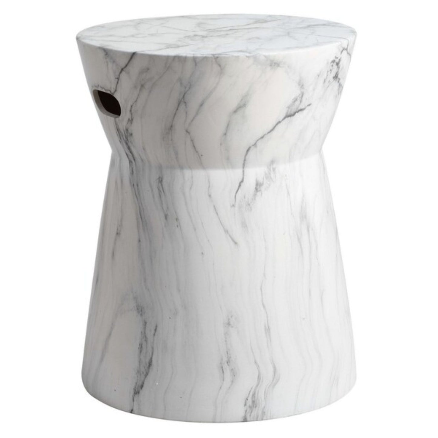 Balboa Marble Garden Stool