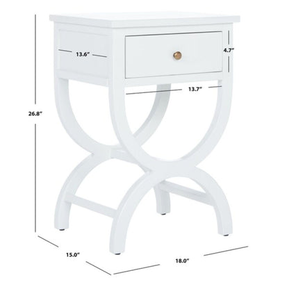Maxine Accent Table With Storage Drawer