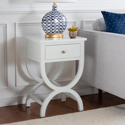 Maxine Accent Table With Storage Drawer