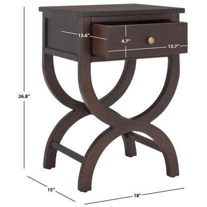 Maxine Accent Table With Storage Drawer