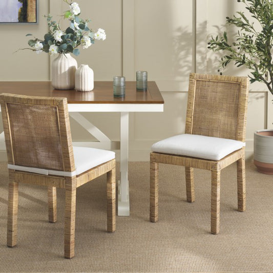 Tojo Cane Dining Chair W/ Cushion