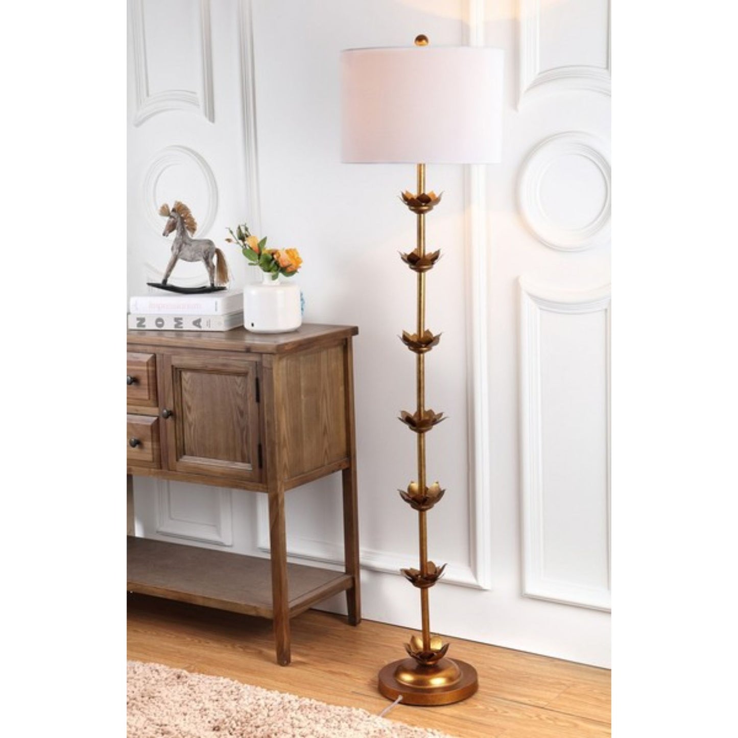 LANDEN LEAF 63.5" H FLOOR LAMP