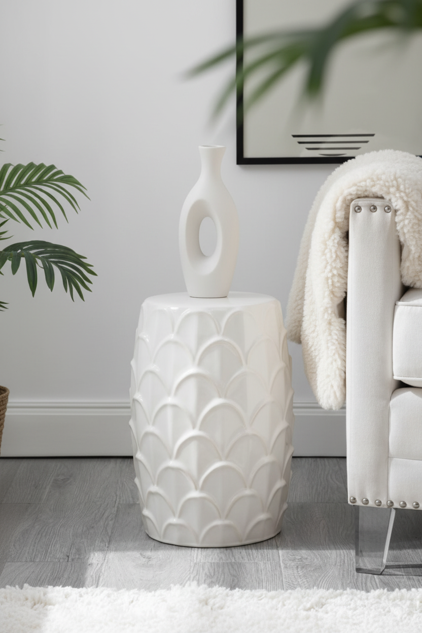 Seina Garden Stool - Indoor Lifestyle