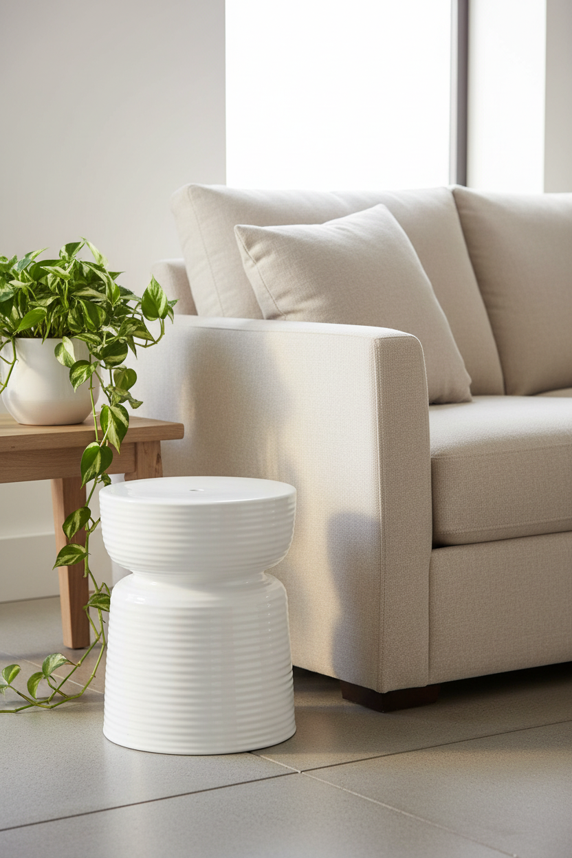 Johari Garden Stool - Indoor Lifestyle