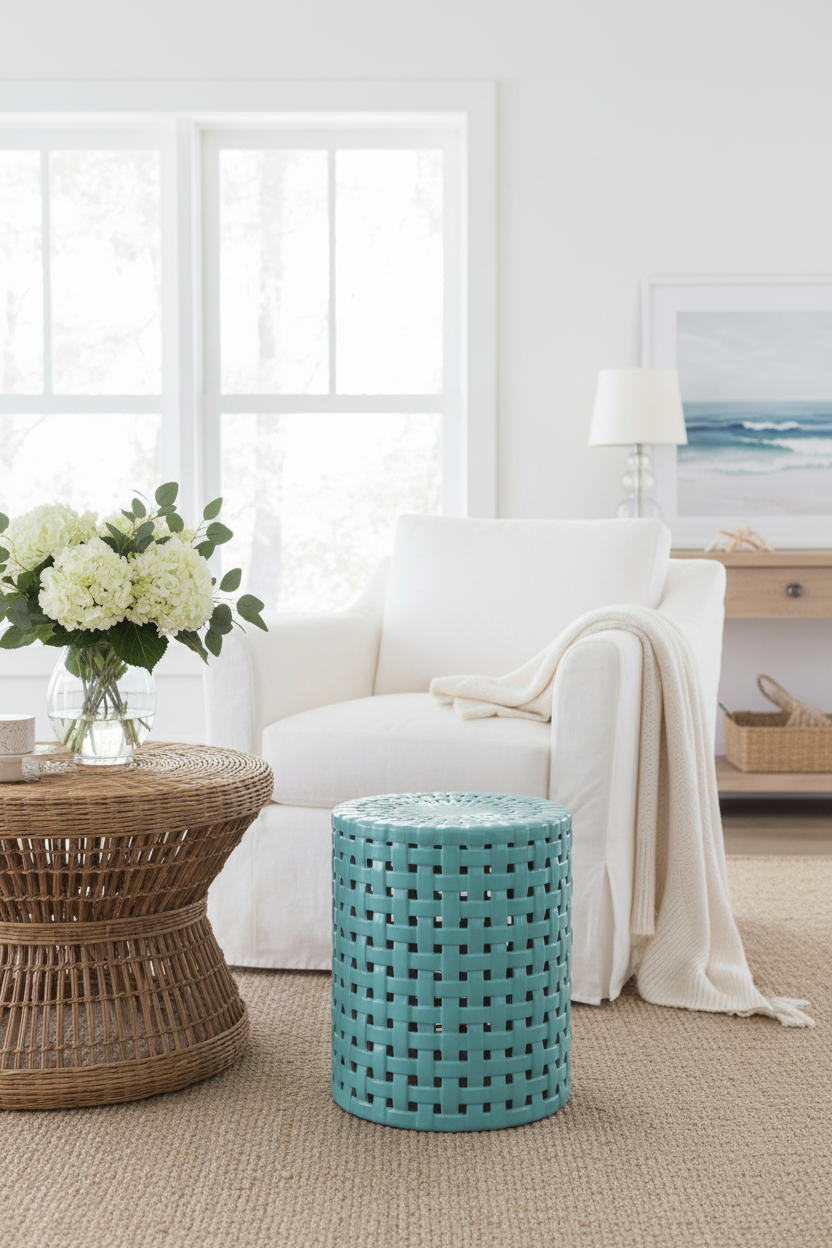 Sayre Garden Stool - Indoor Lifestyle