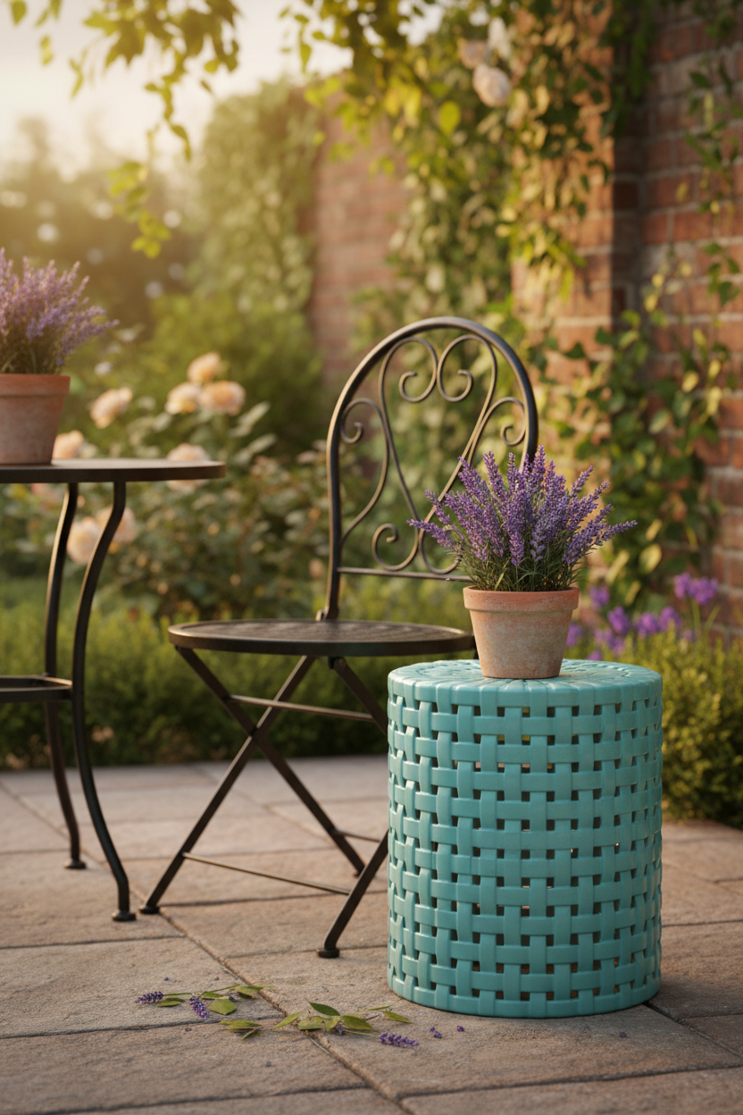 Sayre Garden Stool - Outdoor Lifestyle