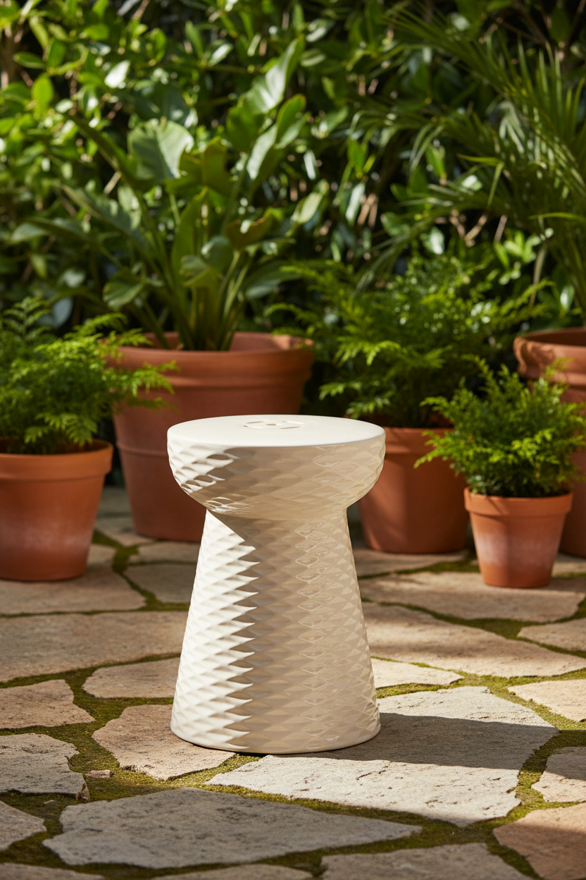 Daphne Garden Stool - Outdoor Lifestyle