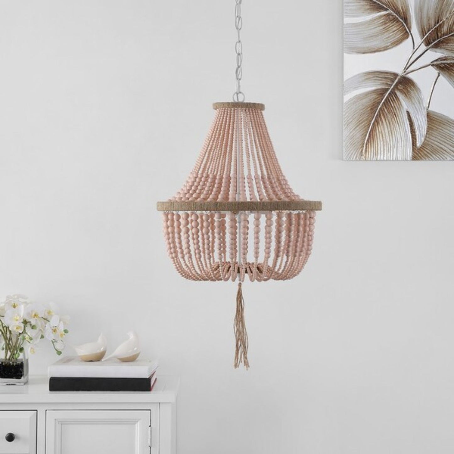 LUSH KRISTI 3 LIGHT BEADED PENDANT