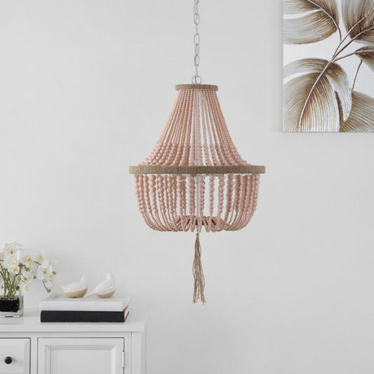 LUSH KRISTI 3 LIGHT BEADED PENDANT