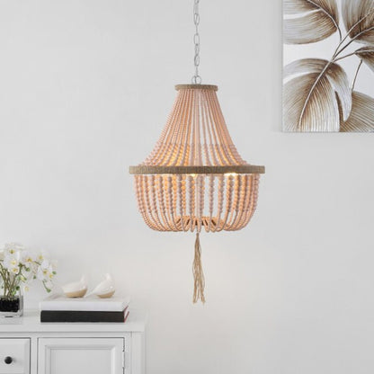 LUSH KRISTI 3 LIGHT BEADED PENDANT