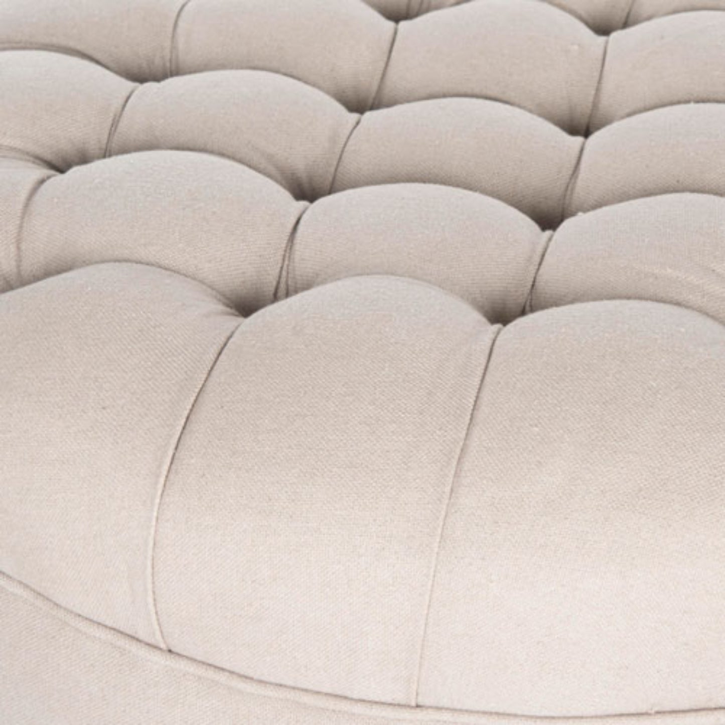 Clara Tufted Round Ottoman