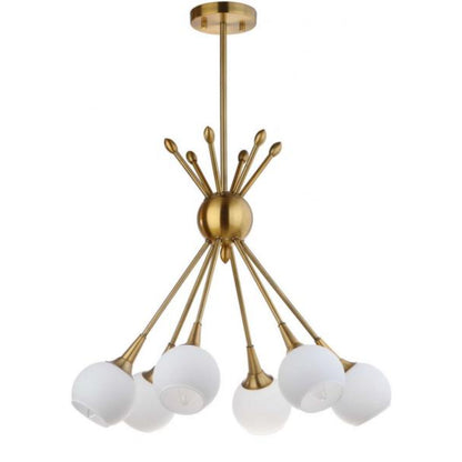 JUSTINE 6 LIGHT 22-INCH DIA ADJUSTABLE PENDANT