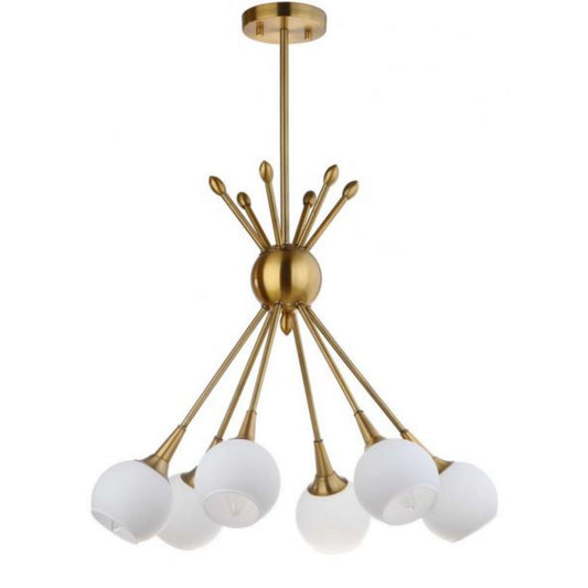 JUSTINE 6 LIGHT 22-INCH DIA ADJUSTABLE PENDANT
